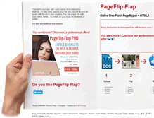 Tablet Screenshot of pageflip-flap.com